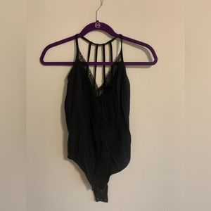 Black Abercrombie and Fitch bodysuit